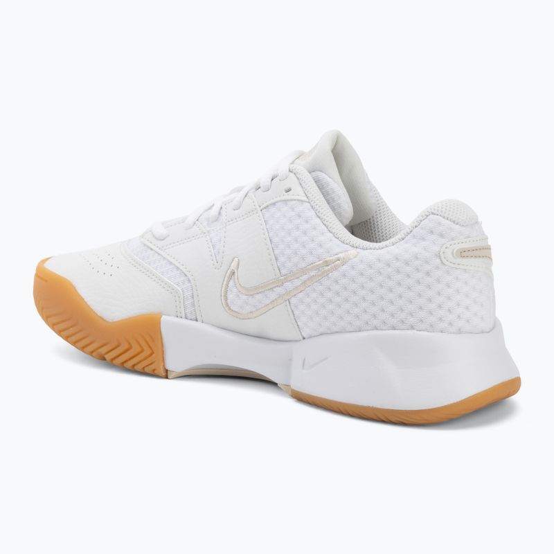 Moteriški teniso bateliai Nike Court Lite 4 White/Summit White/Linen/Light Orewood Brown 3
