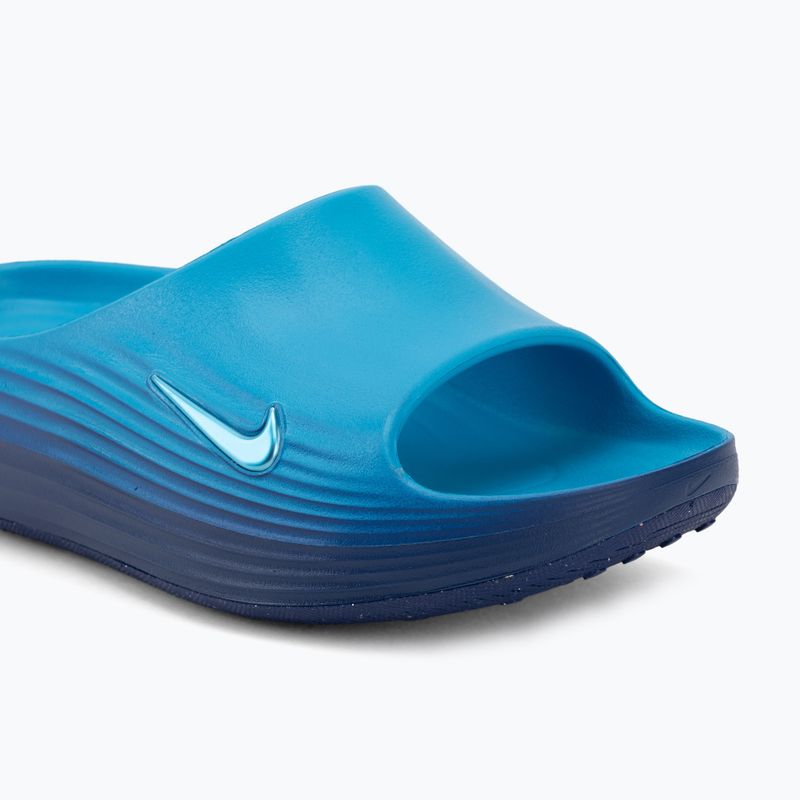 Vyriškos šlepetės Nike ReactX Rejuven8 light current blue/light current blue 7