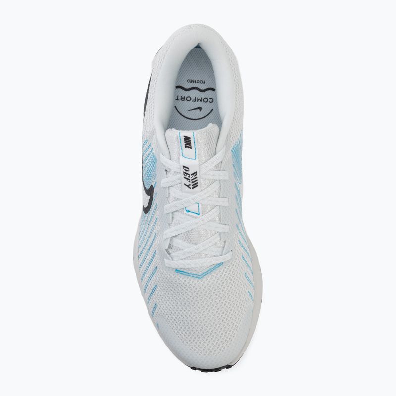 Vyriški bėgimo batai Nike Run Defy Off White/Vast Grey/Black/Anthracite 5