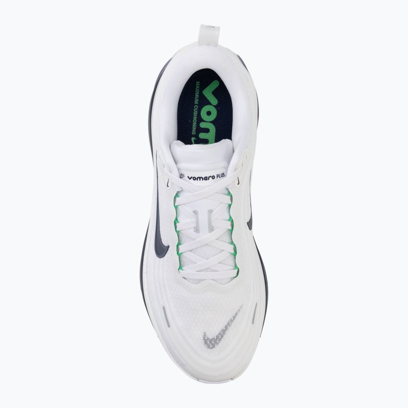 Vyriški bėgimo batai Nike Vomero Plus white/green spark/midnight navy 5
