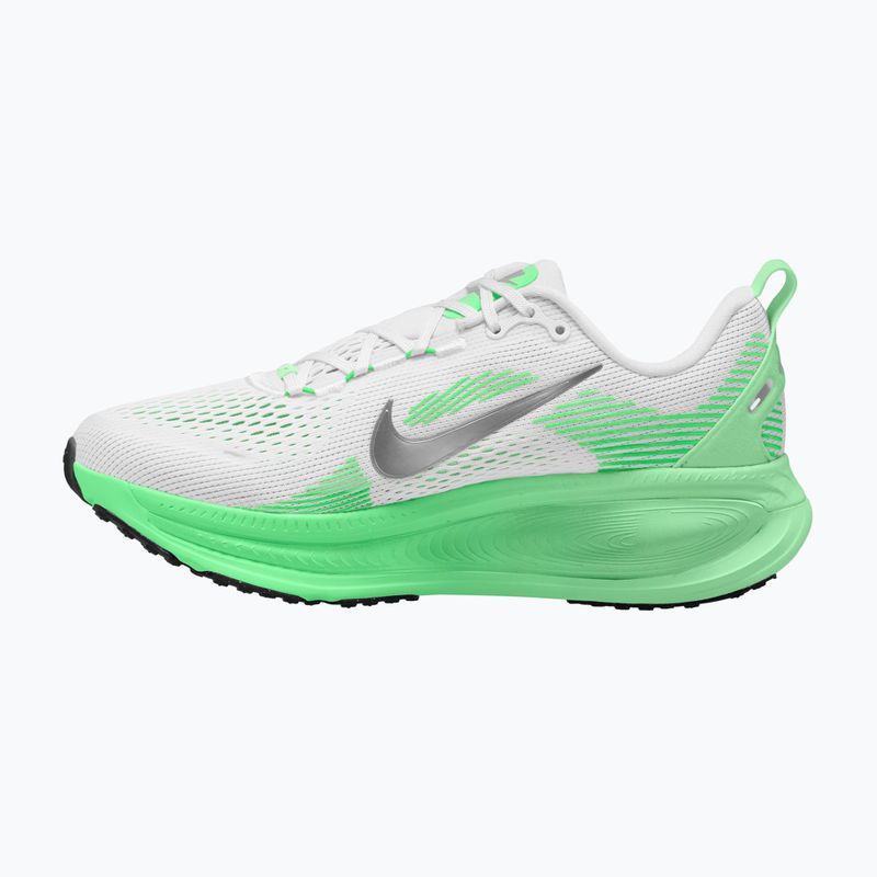 Moteriški bėgimo batai Nike Vomero 18 white/illusion green/metallic silver 2