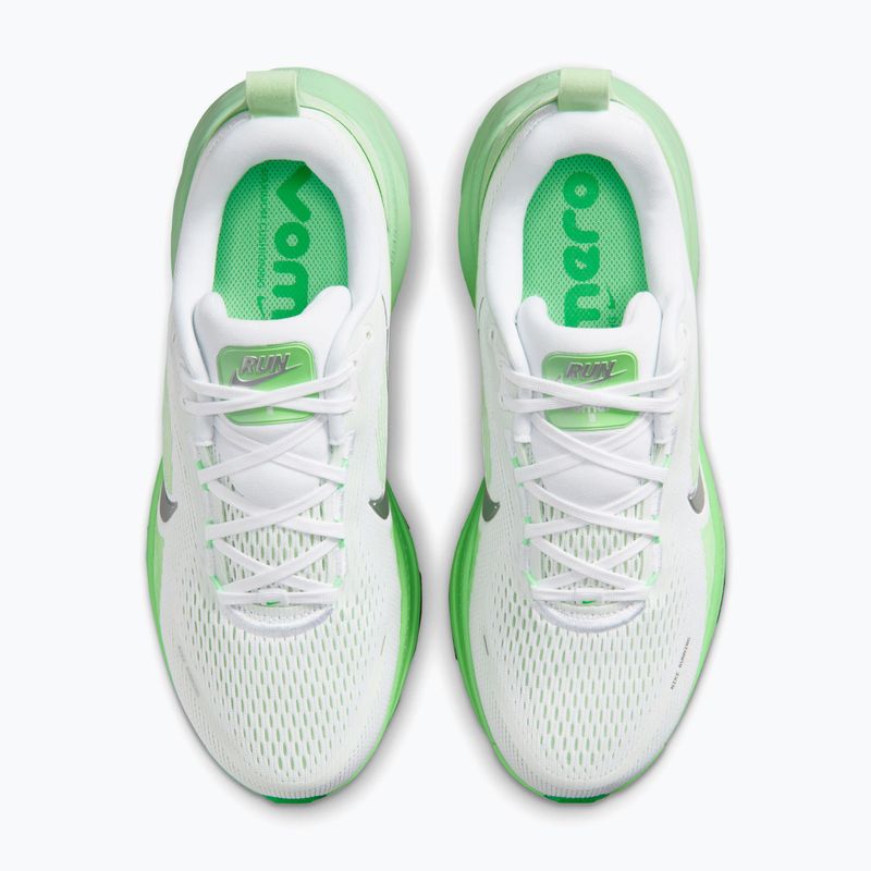 Moteriški bėgimo batai Nike Vomero 18 white/illusion green/metallic silver 5