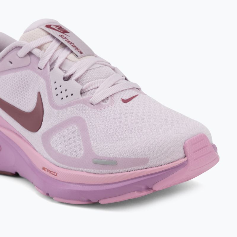 Moteriški bėgimo batai Nike Structure 26 bleached lilac/pink rise/pink smoke 7