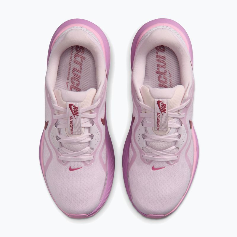 Moteriški bėgimo batai Nike Structure 26 bleached lilac/pink rise/pink smoke 5