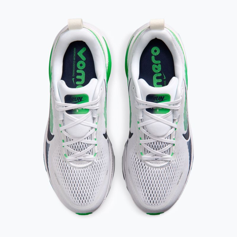 Vyriški bėgimo batai Nike Vomero 18 white/green spark/midnight navy 5