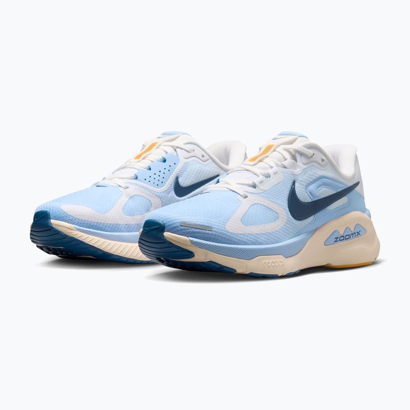 Moteriški bėgimo batai Nike Structure Plus white/aluminum/sundial/mystic navy 3