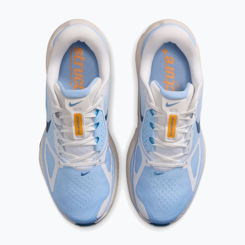 Moteriški bėgimo batai Nike Structure Plus white/aluminum/sundial/mystic navy 5