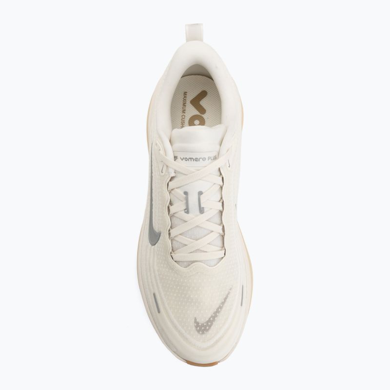 Vyriški bėgimo batai Nike Vomero Plus sail/coconut milk/metallic silver 5