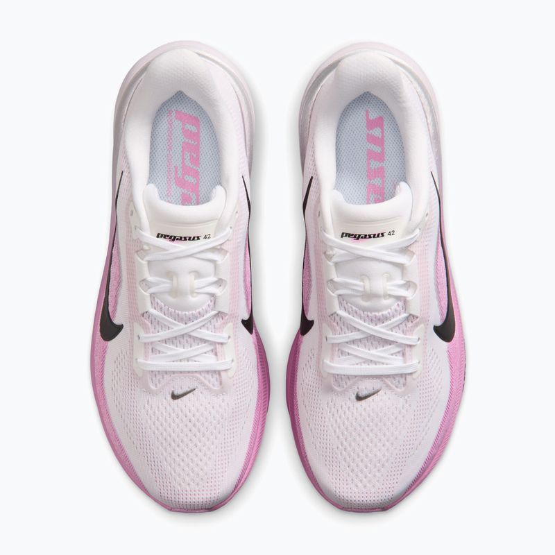 Moteriški bėgimo batai Nike Pegasus 42 white/light magenta/bleached lilac/black 5