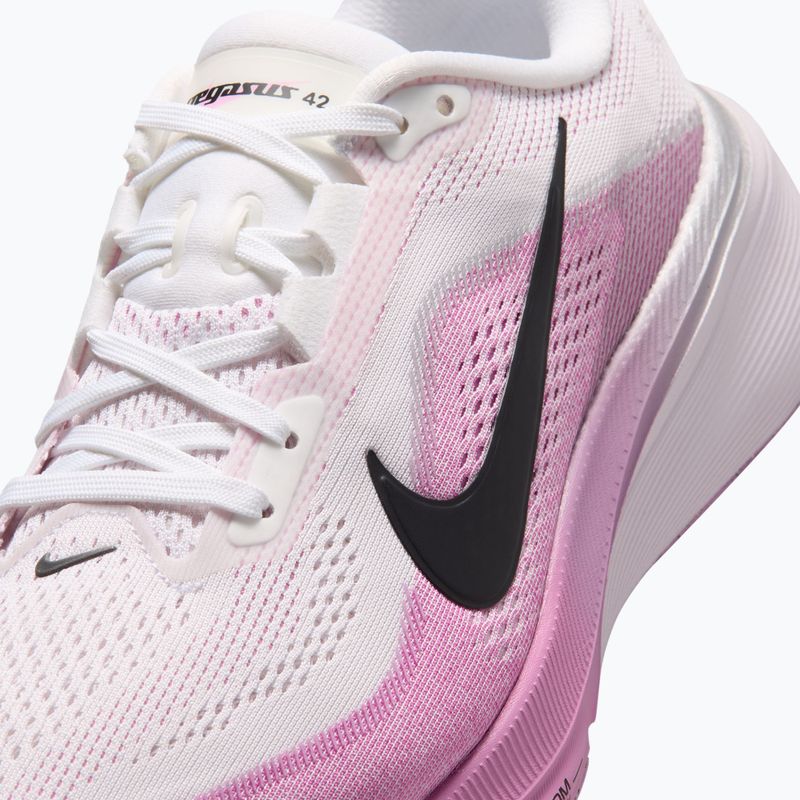 Moteriški bėgimo batai Nike Pegasus 42 white/light magenta/bleached lilac/black 7