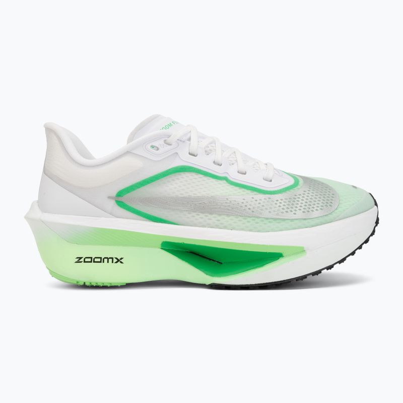 Moteriški bėgimo batai Nike Zoom Fly 6 white/illusion green/metallic silver 2