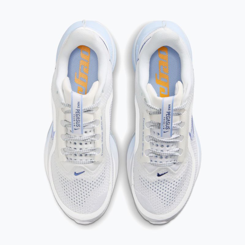 Moteriški bėgimo batai Nike Pegasus Premium white/aluminum/sundial/mystic navy 5