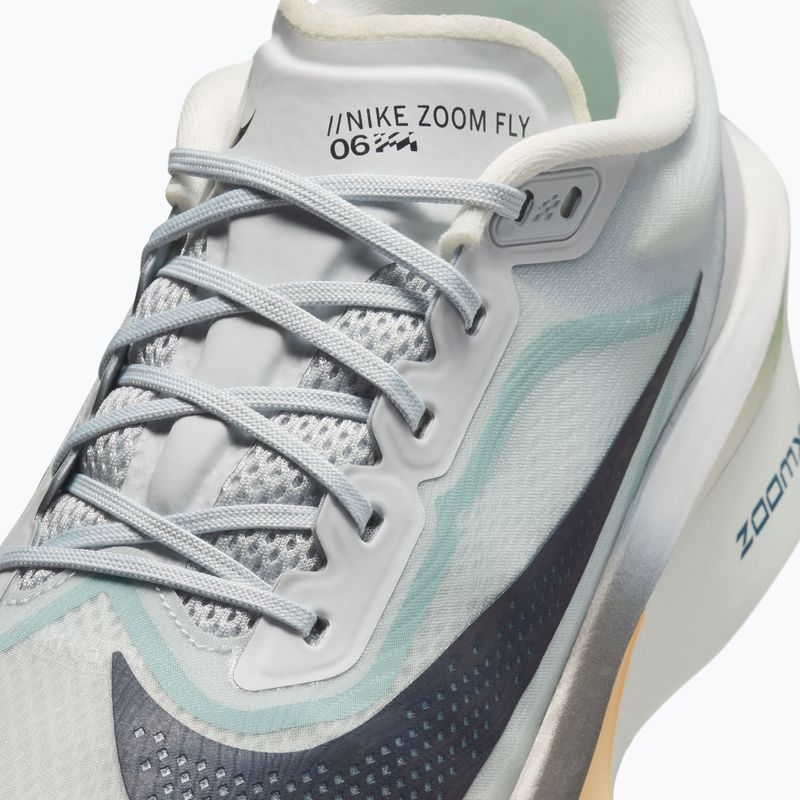 Vyriški bėgimo batai Nike Zoom Fly 6 pure platinum/grey fog/dark obsidian 7