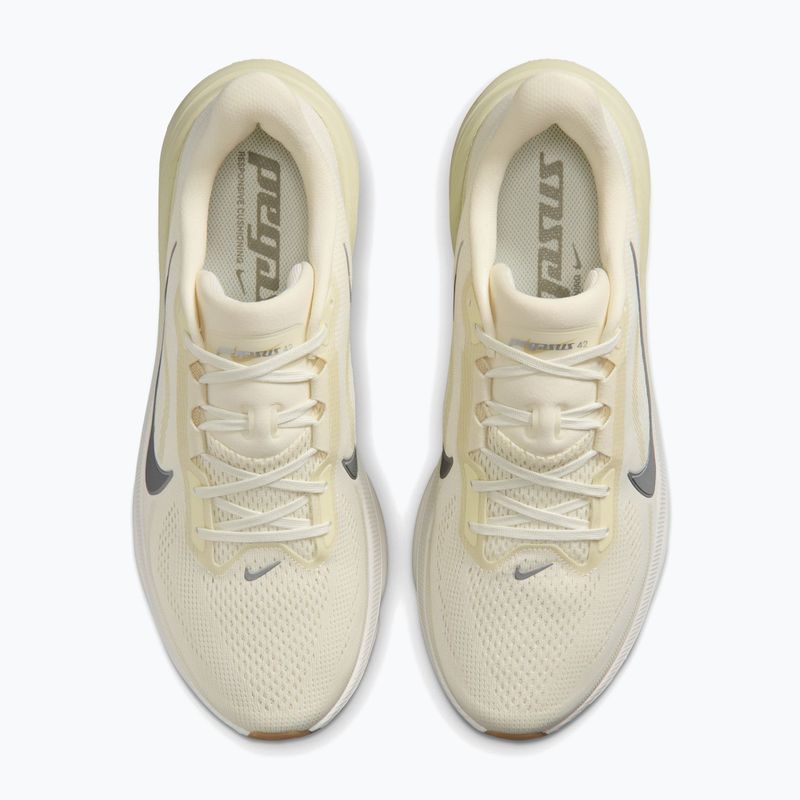 Vyriški bėgimo batai Nike Pegasus 42 coconut milk/light khaki/metallic silver 4