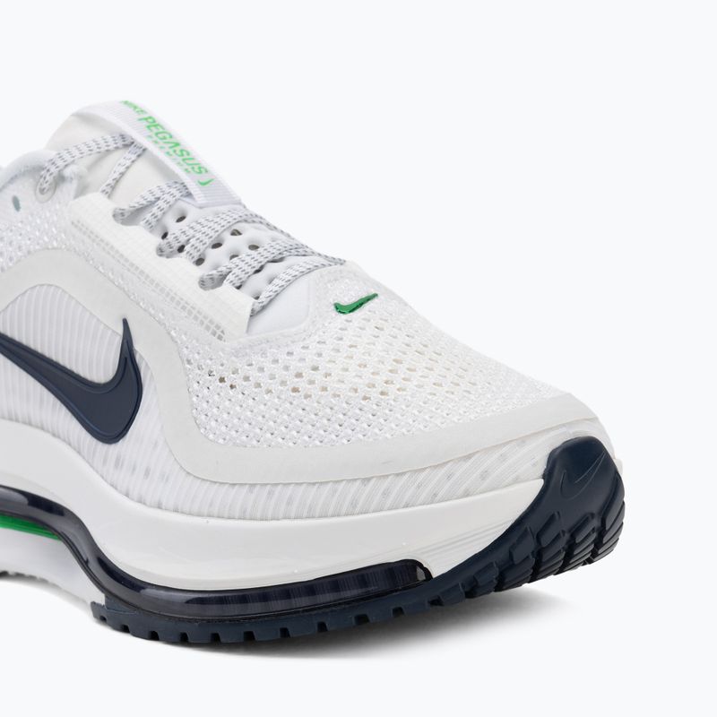 Vyriški bėgimo batai Nike Pegasus Premium white/midnight navy/green spark 7