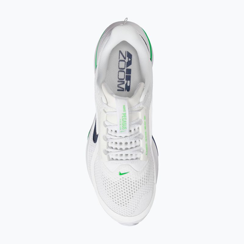 Vyriški bėgimo batai Nike Pegasus Premium white/midnight navy/green spark 4