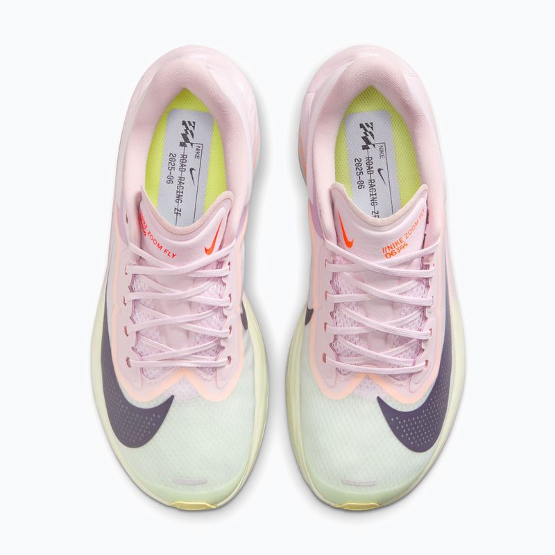 Moteriški bėgimo batai Nike Zoom Fly 6 bleached lilac/volt tint/purple dynasty 5