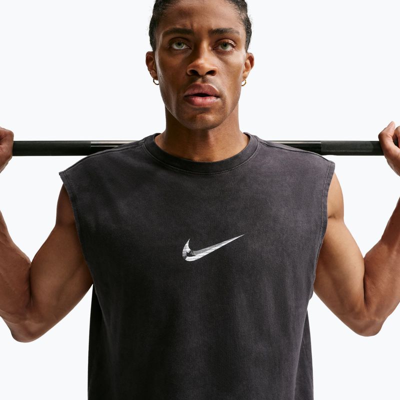 Vyriški treniruočių marškinėliai Nike Sleeveless T-Shirt black/white 3