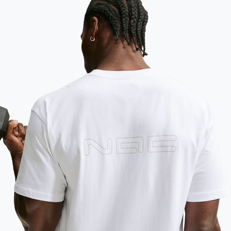 Vyriški treniruočių marškinėliai Nike N.A.C. white/ight smoke grey 4