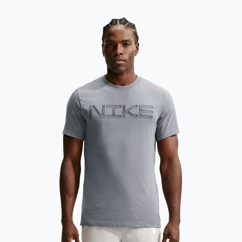 Vyriški treniruočių marškinėliai Nike Dri-FIT Training T-Shirt smoke grey/black