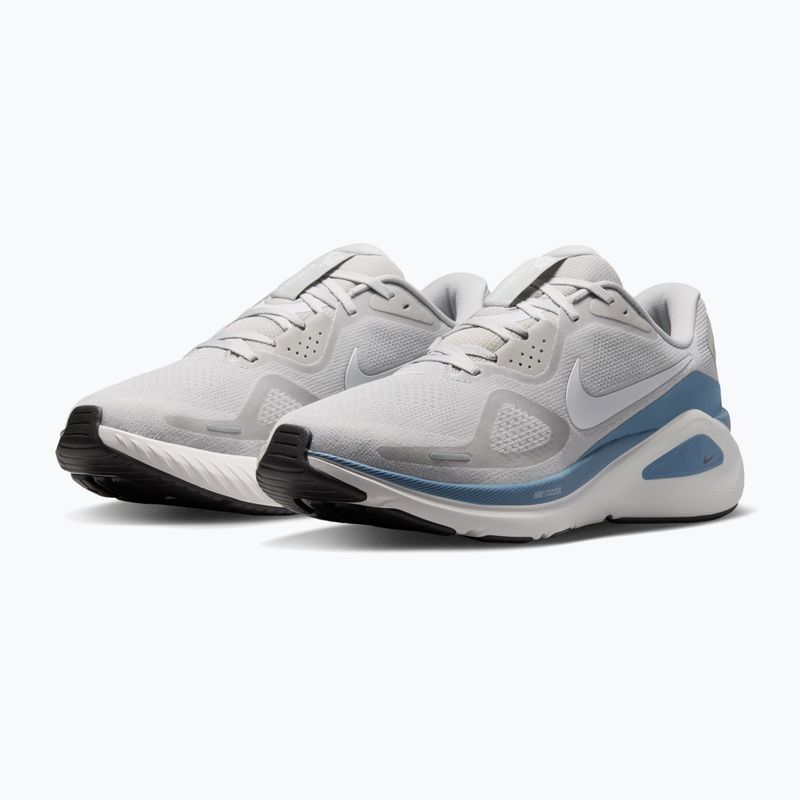 Vyriški bėgimo batai Nike Structure 26 grey fog/work blue/summit white 3