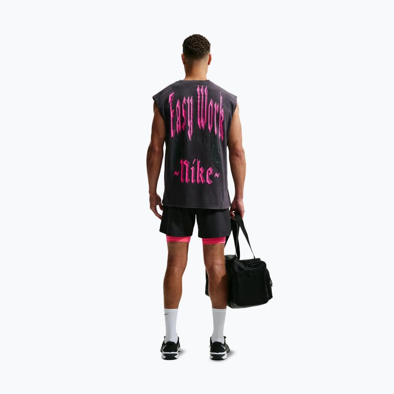 Vyriški treniruočių marškinėliai Nike Sleeveless T-Shirt black/hyper pink 2