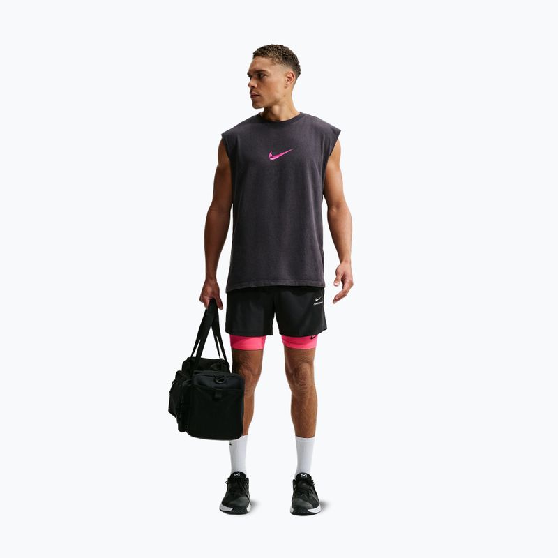 Vyriški treniruočių marškinėliai Nike Sleeveless T-Shirt black/hyper pink 7
