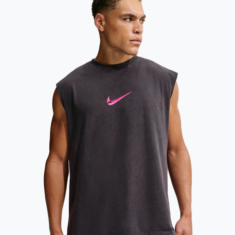 Vyriški treniruočių marškinėliai Nike Sleeveless T-Shirt black/hyper pink 3