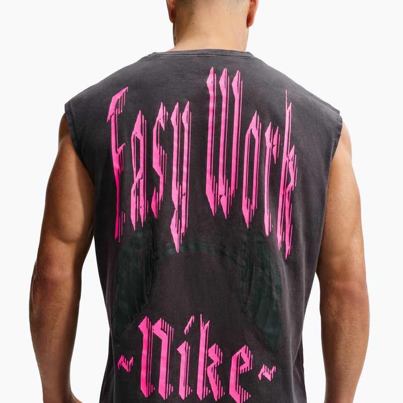Vyriški treniruočių marškinėliai Nike Sleeveless T-Shirt black/hyper pink 5
