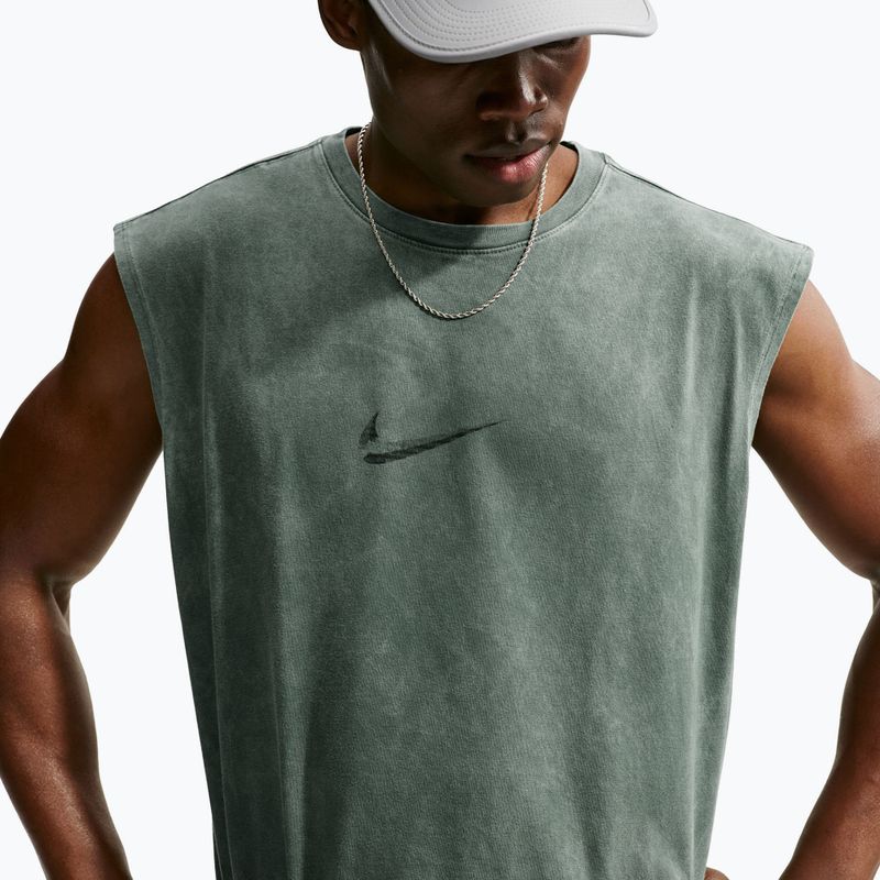Vyriški treniruočių marškinėliai Nike Sleeveless T-Shirt camo green/light army 3