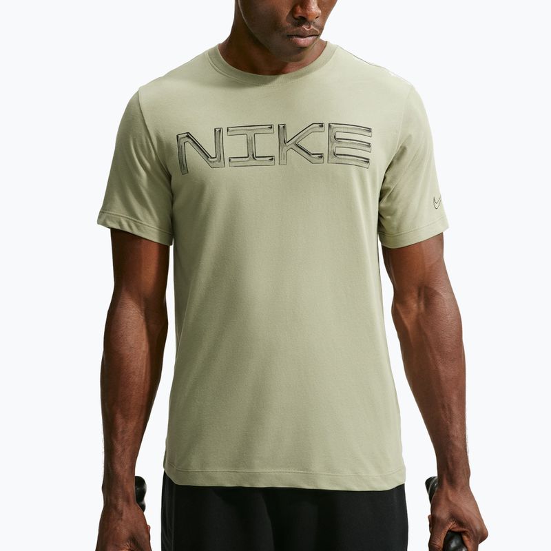 Vyriški treniruočių marškinėliai Nike Dri-FIT Training T-Shirt dusty olive/black