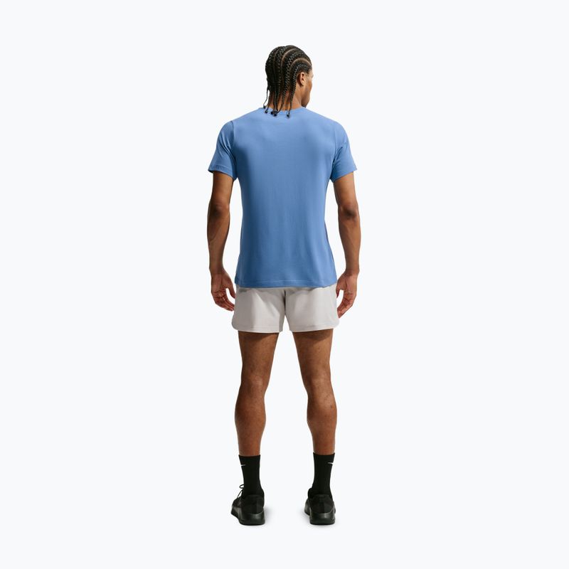 Vyriški treniruočių marškinėliai Nike Pro indigo storm/white 3