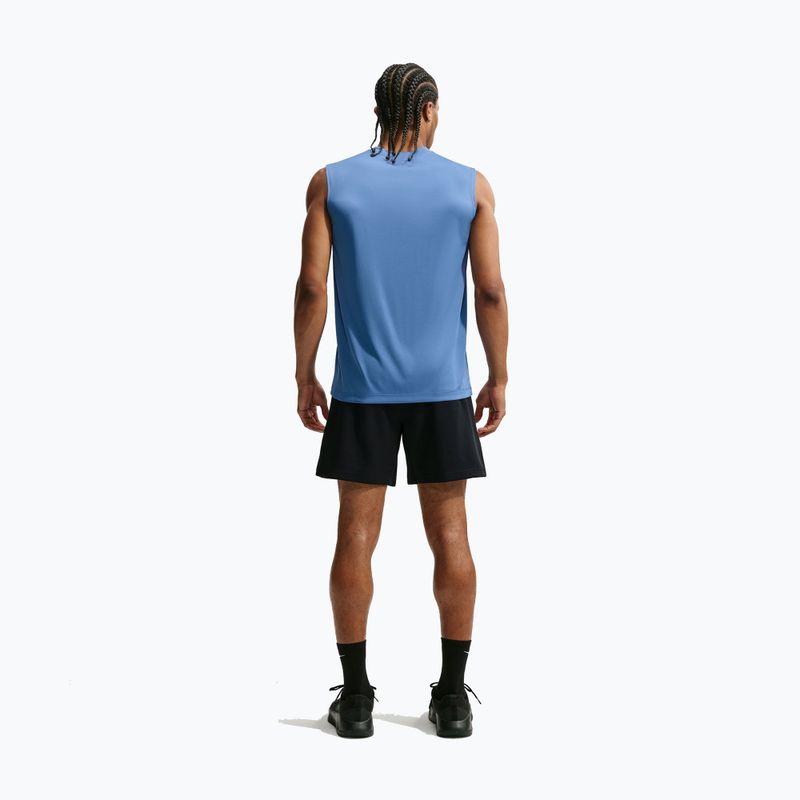 Vyriški treniruočių marškinėliai Nike Dri-FIT Sleeveless Training Top indigo storm/white 2