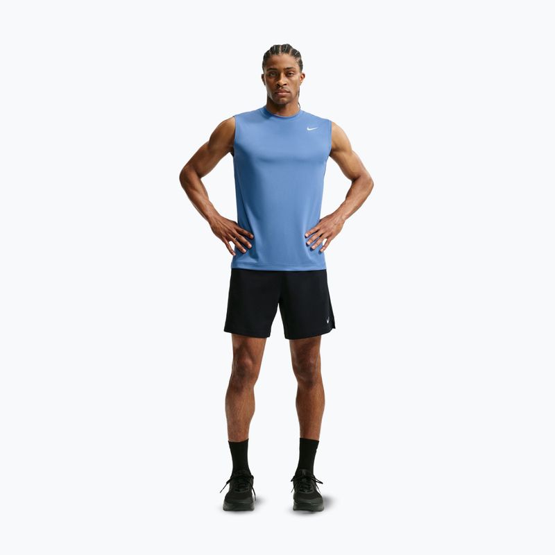 Vyriški treniruočių marškinėliai Nike Dri-FIT Sleeveless Training Top indigo storm/white 7
