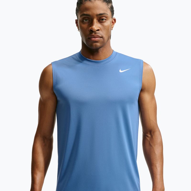 Vyriški treniruočių marškinėliai Nike Dri-FIT Sleeveless Training Top indigo storm/white 3