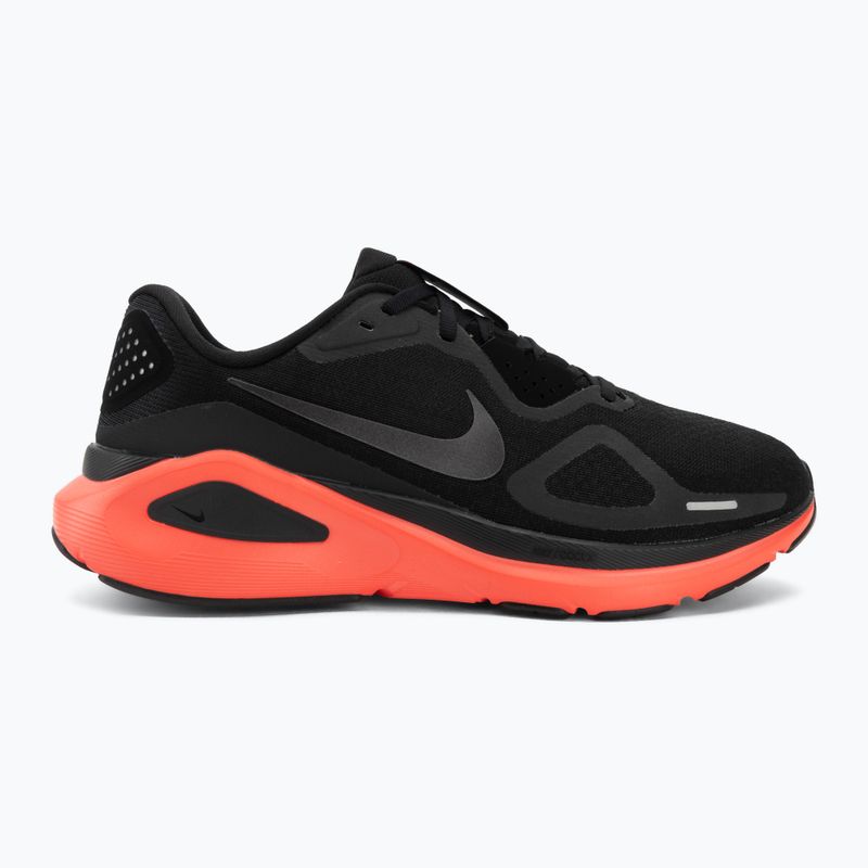 Vyriški bėgimo batai Nike Structure 26 black/bright crimson/metallic dark grey 2