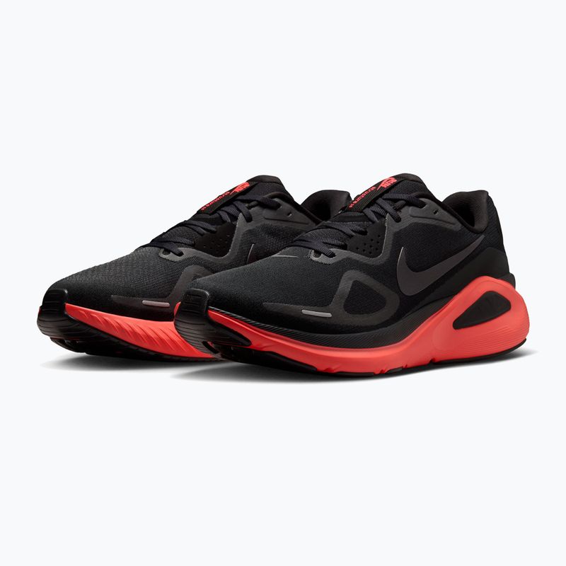 Vyriški bėgimo batai Nike Structure 26 black/bright crimson/metallic dark grey 3
