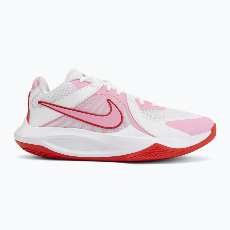 Tinklinio bateliai Nike Zoom Hyperspeed Court 2 white/pink rise/university red 2