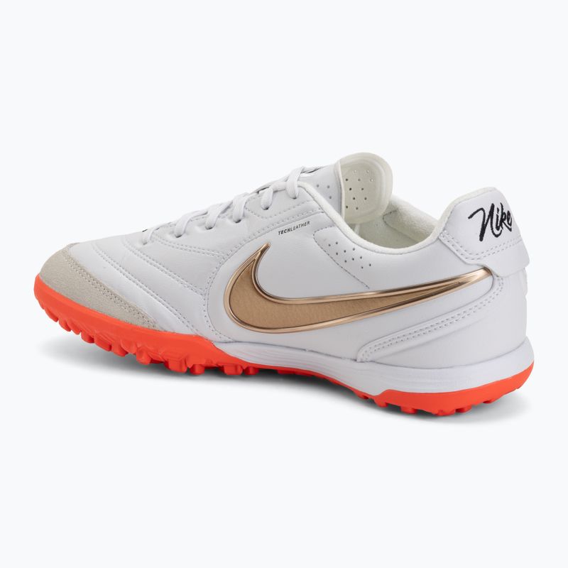 Vyriški futbolo bateliai Nike Tiempo Ligera Pro White/Bright Crimson/Blur 3
