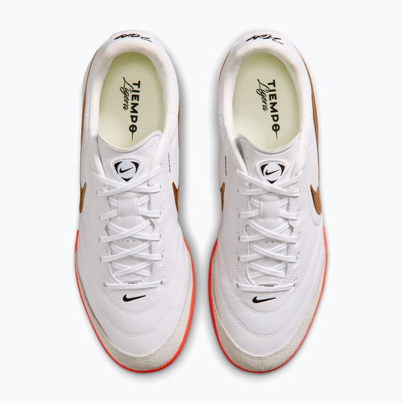 Vyriški futbolo bateliai Nike Tiempo Ligera Pro White/Bright Crimson/Blur 3