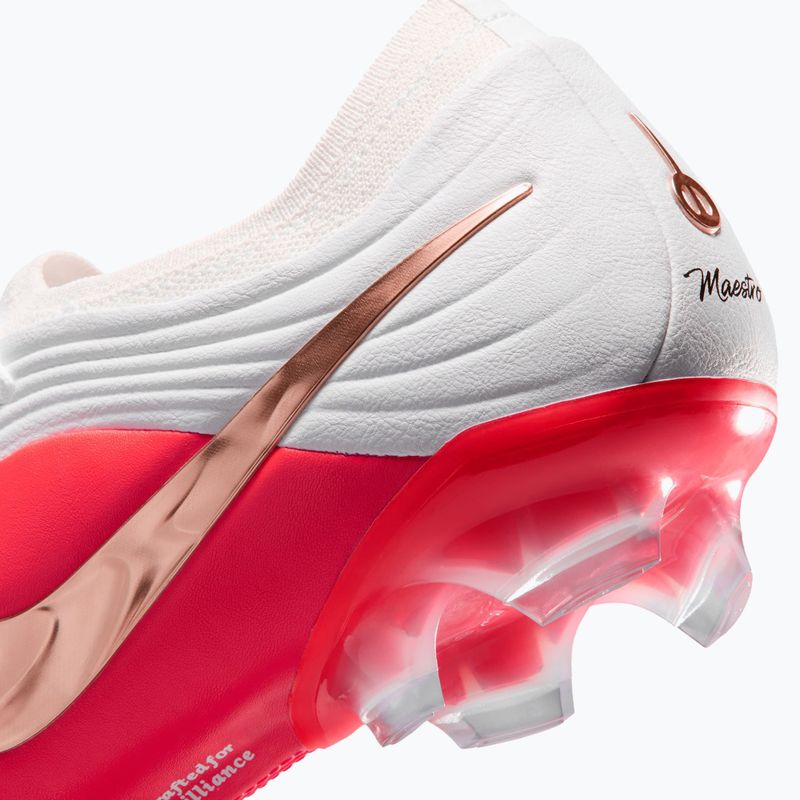 Vyriški futbolo bateliai Nike Tiempo Maestro Elite White/Bright Crimson/Blur 7