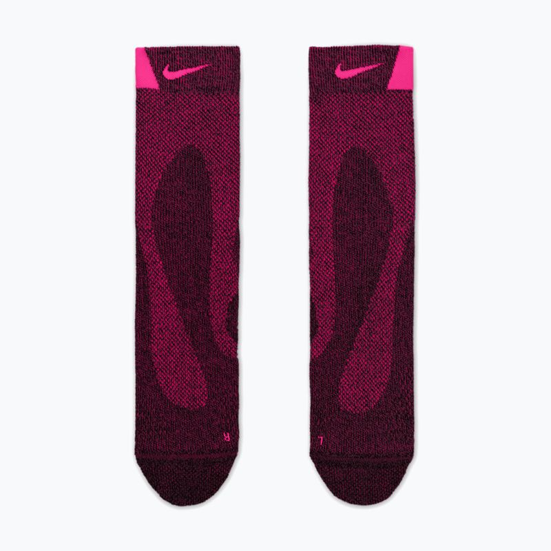 Kojinės Nike Run Lightweight Micro Crew Black/Hyper Pink/Hyper Pink 2