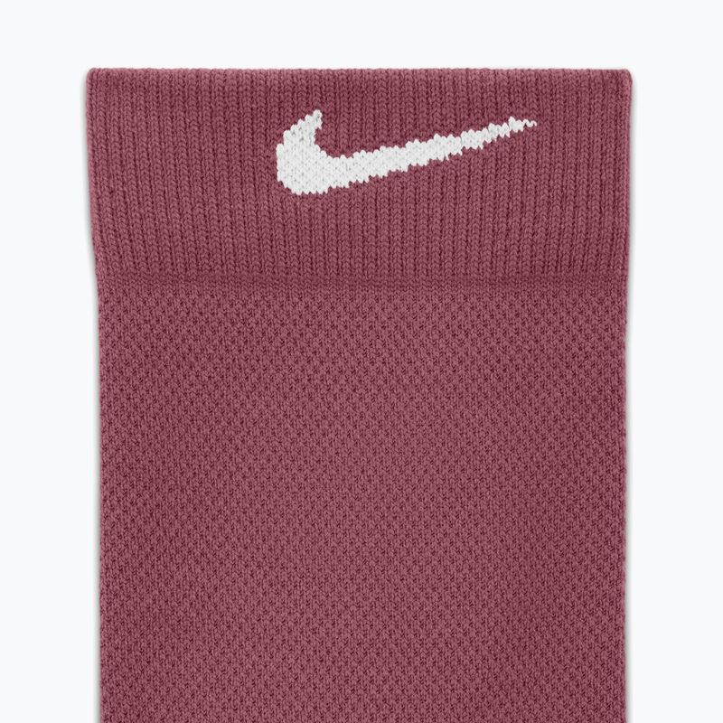 Kojinės Nike Run Midweight Crew pink smoke/pink rise/white 4