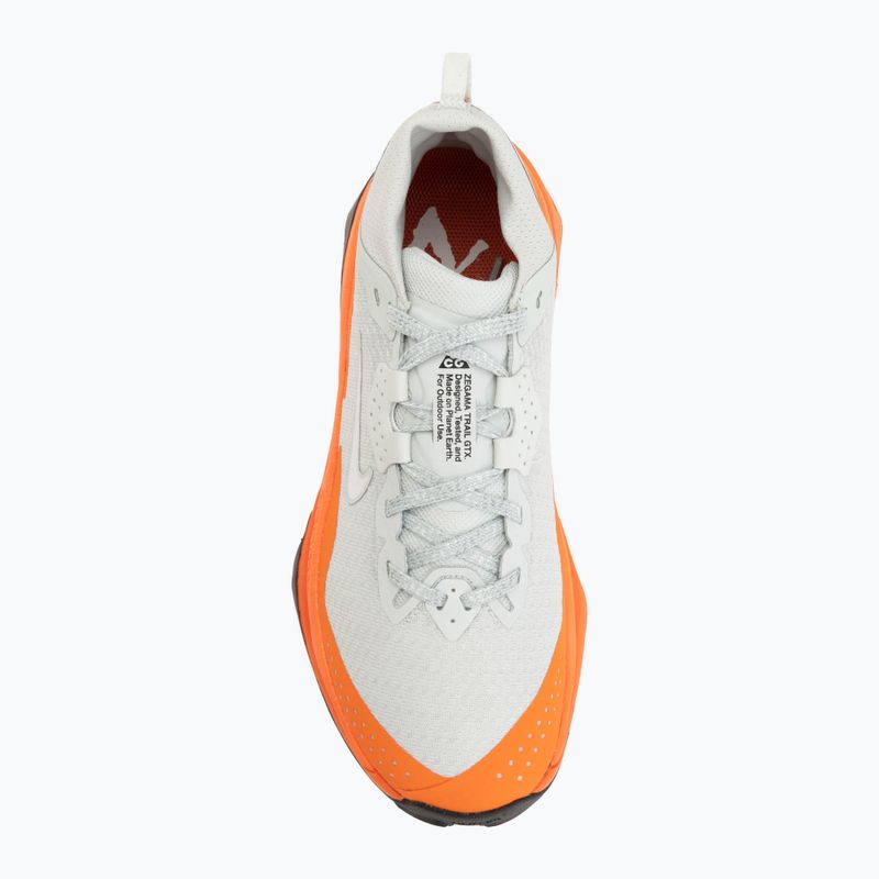 Moteriški bėgimo batai Nike ACG Zegama GORE-TEX light silver/safety orange/summit white 5