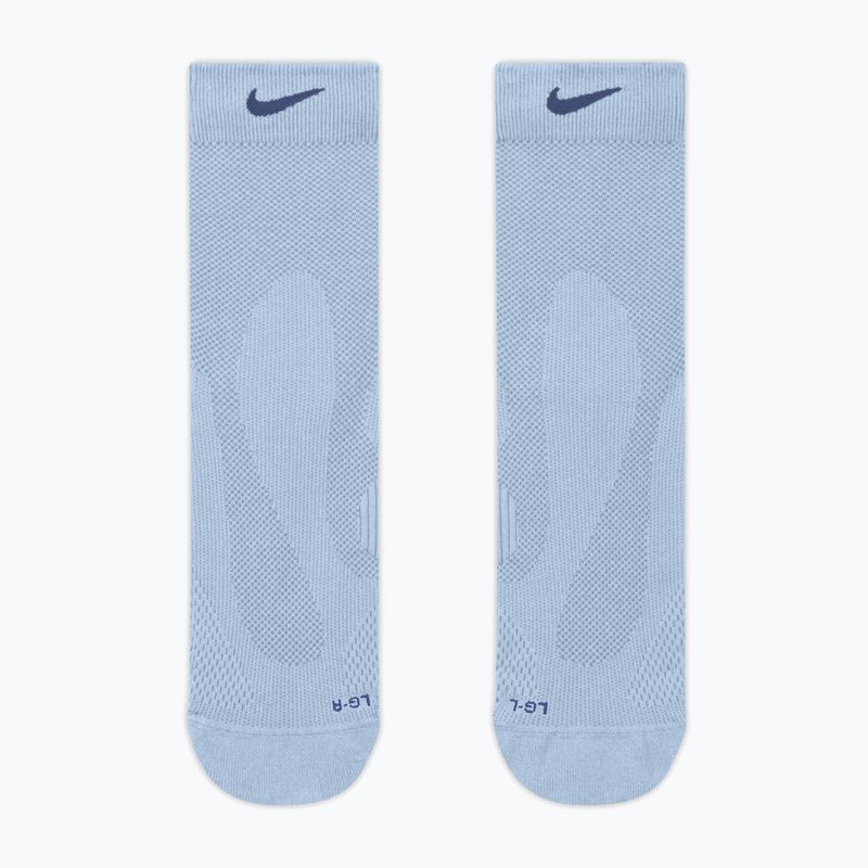 Kojinės Nike Run Lightweight Crew hydrogen blue/mystic navy/mystic navy 2