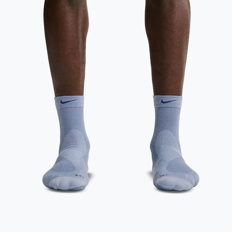 Kojinės Nike Run Lightweight Micro Crew Hydrogen Blue/Mystic Navy/Mystic Navy 4