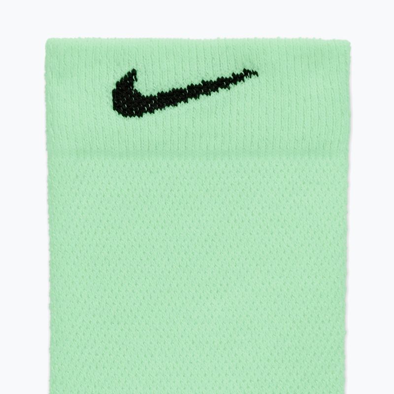 Kojinės Nike Run Midweight Crew cucumber calm/black/black 4
