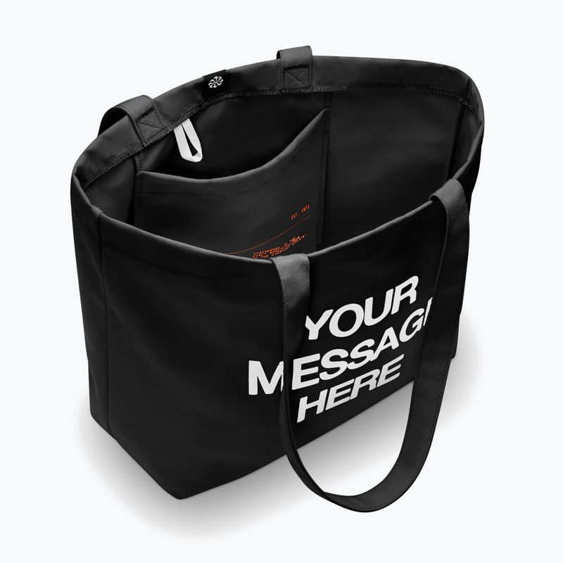 Krepšys Nike Heritage "Your Message Here" Tote 22 l black/white/safety orange 4