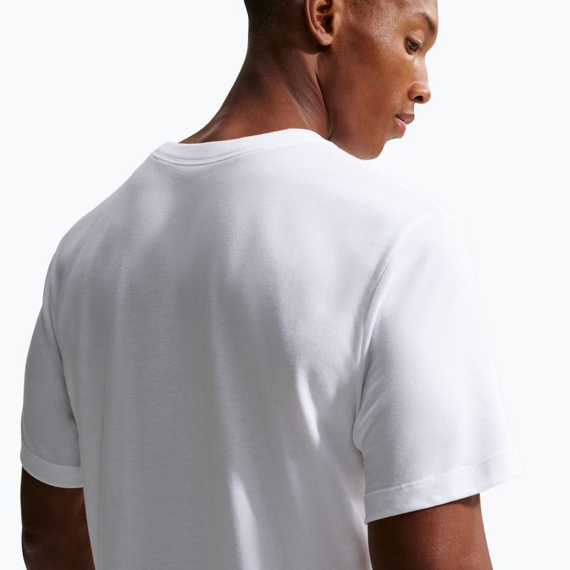 Vyriški bėgimo marškinėliai Nike Dri-Fit Running T-Shirt white/green spark 5