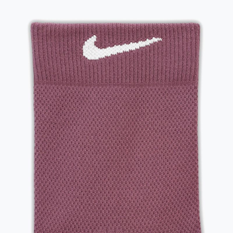 Kojinės Nike Run Midweight Micro Crew pink smoke/pink rise/white 4